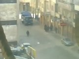 فري برس حماه المحتلة انتشار الامن والشبيحة بشارع15 أذار 24 3 2012
