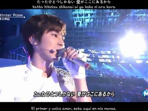 Winter Rose - TVXQ (letra + subtitulos esp.)