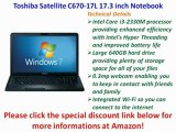 Toshiba Satellite C670-199 43,9 cm (17,3 Zoll) Notebook Review | Toshiba Satellite C670-199 43,9 cm For Sale
