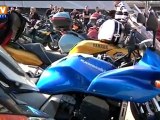 Les motards protestent contre la politique de sécurité routière