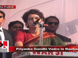 Priyanka Gandhi in Raebareli: I am seeking votes not for Congress but for the future of the people