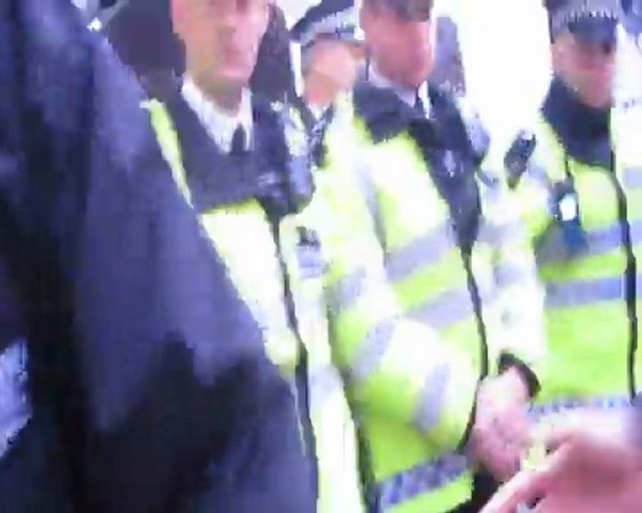 Forced into a Police Kettle (Absolute Cordon) - Parliament Square - November 5