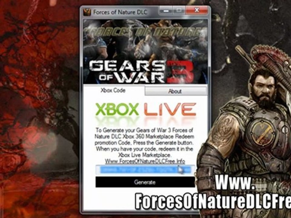 Gears of War 3 Exclusive Forces of Nature DLC Unlock - Xbox 360