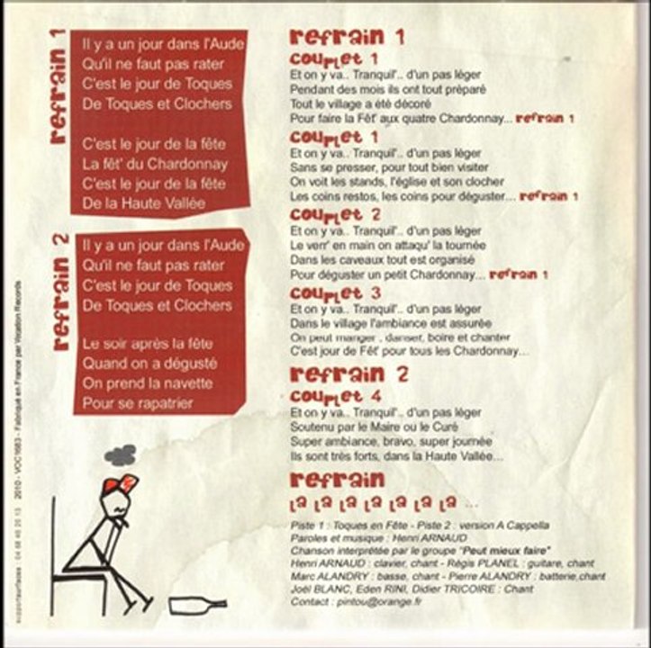 Toques et clochers :"Toques en Fête" Henri Arnaud