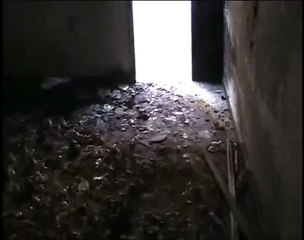 فري برس ادلب سرمين اثار الدمار على المحلات والمنازل24 3 2012 ج6