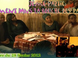 Palabres autour des arts - 28 Fevrier 12 - Ma bouteille et moi, on fait deux - 2