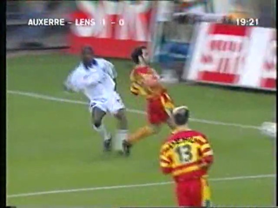 AJ Auxerre - RC Lens, D1, saison 1997/1998 (vidéo 1/3)