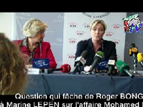 QUESTION QUI FACHE DE ROGER BONGOS A MARINE LEPEN SUR L'AFFAIRE MOHAMED MERAH