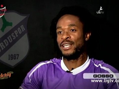 Orduspor'un başarılı orta saha oyuncusu Gosso, bir çok konuda samimi açıklamalar yaptı.