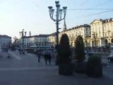 Piazza Vittorio Veneto vu par la fenetre de tramway