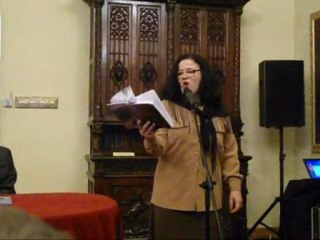 Lansare de carte-Cristian Harnău-"Sunete împotriva materiei"-recita actrita Doina Iarcuczewicz