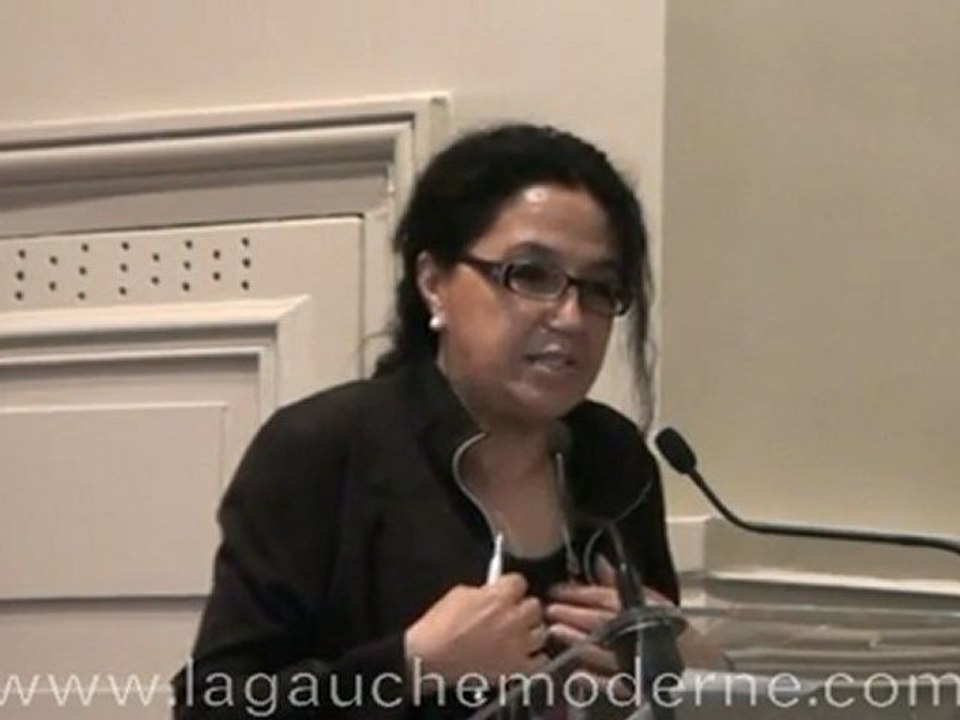 Intervention de Lillia Parisot lors de la convention de La Gauche Moderne qui s'est déroulée le 24 mars 2012