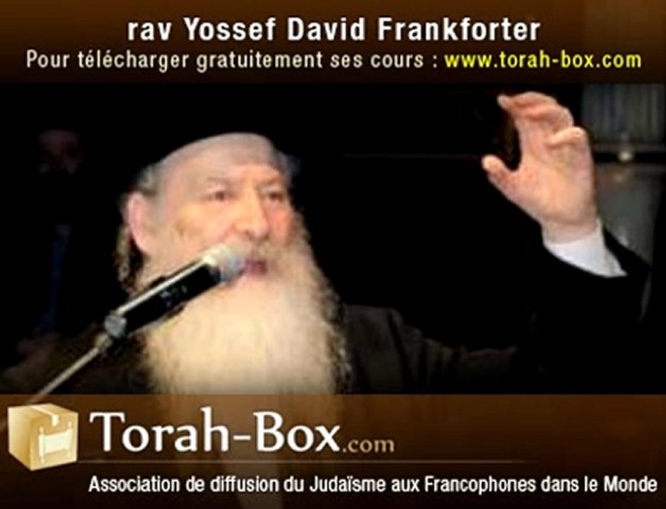 Chavouot : célébration de la vie - rav Yossef David FRANKFORTER (Torah-Box.com)