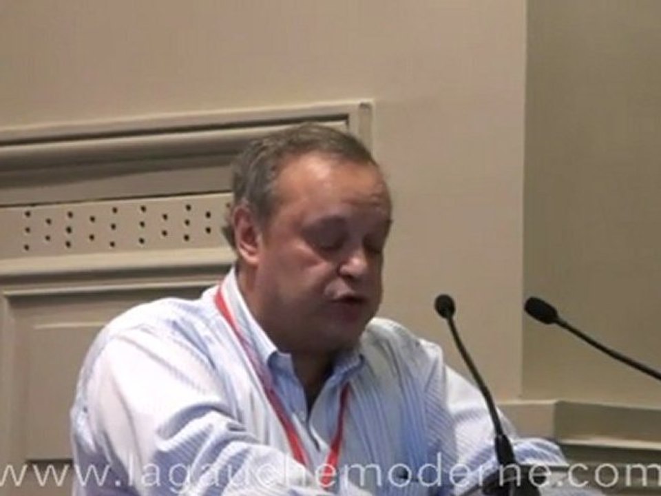 Intervention de Jean-Marie Kutner lors de la convention de La Gauche Moderne qui s'est déroulée le 24 mars 2012