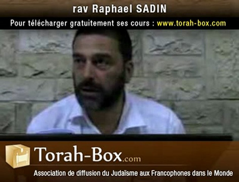 La Notion Du Savoir - rav Raphaël SADIN (Torah-Box.com)