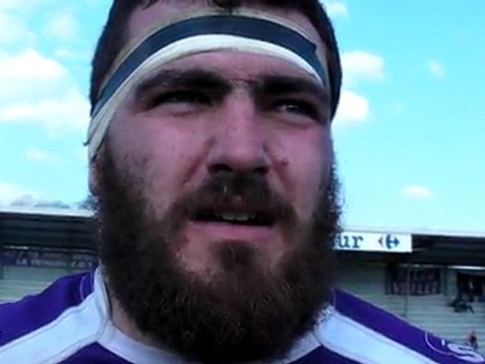 Rugby Fédérale 1 - Damien Jourdain, réagit après USB - CASE