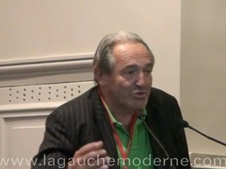Intervention de Daniel-Charles Badache lors de la convention de La Gauche Moderne qui s'est déroulée le 24 mars 2012