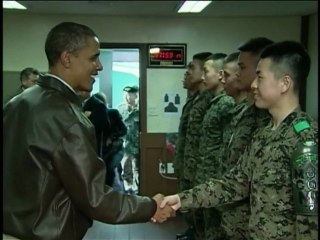 Obama entre as Coreias