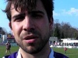 Rugby Fédérale 1 - Florian Napoly, réagit après USB - CASE