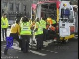 Un atropello y un incendio en Madrid