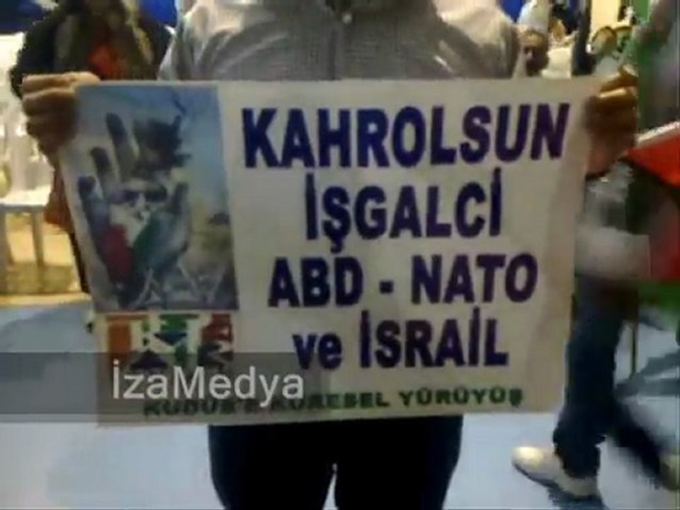 ASYALI AKTİVİSTLER KÜRESEL KUDÜS YÜRÜYÜŞÜ 25 MART 2012 PAZAR İSTANBUL'DA