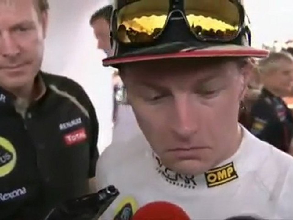 Malaysia 2012 Kimi Räikkönen Quali Interview