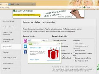 Como Configurar Mi Canal De Youtube Para Compartir Actividad