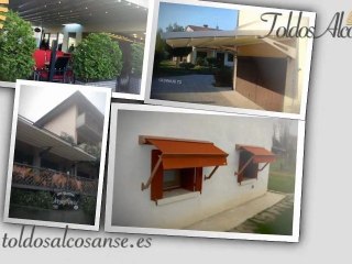 Exposición de toldos en Madrid. San sebastian de los Reyes.