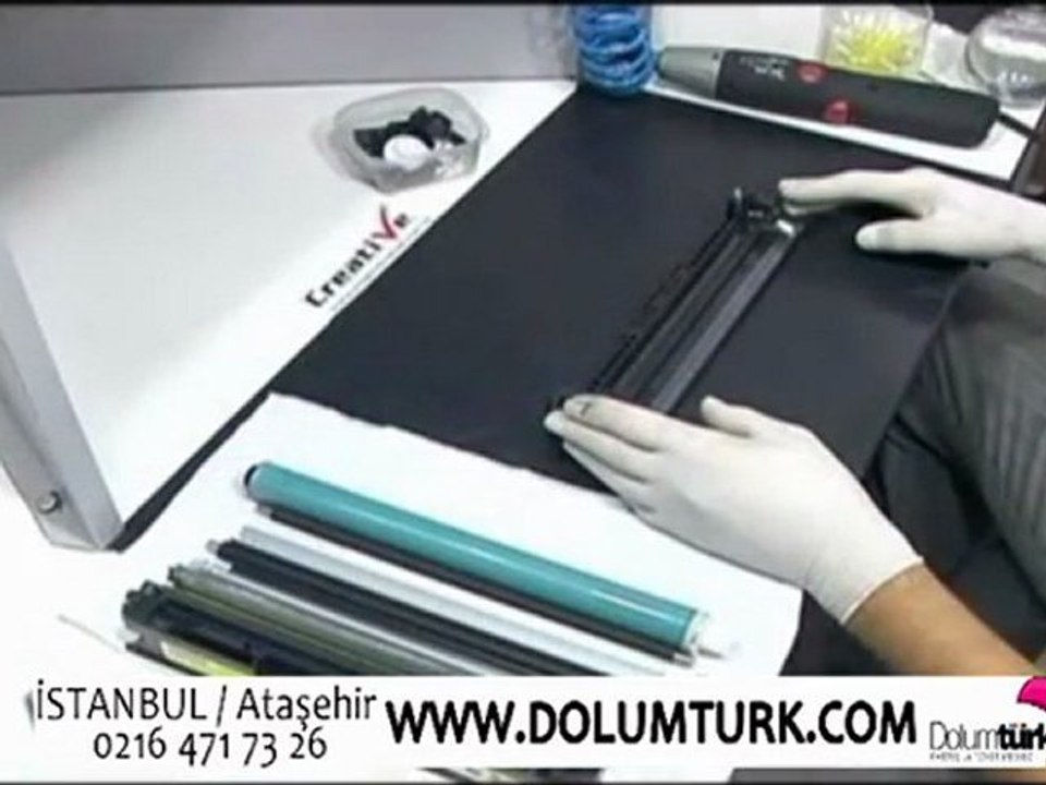 Hp CP1215 Dolum Videosu , Hp CB540A Hp CE320A ,Canon CRG-716 Toner Dolumu Videosu