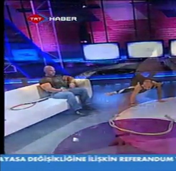 Lastik adam ilker çevik TRT HABER