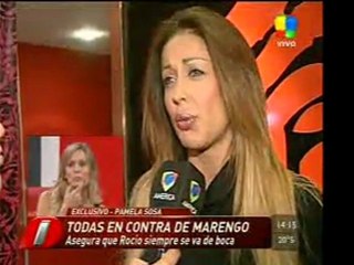 Pronto.com.ar Pamela Sosa atacó a Marengo