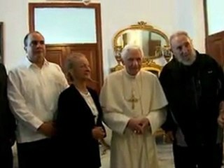 Pope Benedict meets Fidel Castro in Havana
