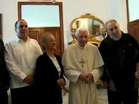 Pope Benedict meets Fidel Castro in Havana