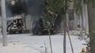 فري برس ريف حلب الاتارب احراق سيارات مدنية من قبل عصابات الاسد25 3 2012