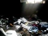 فري برس درعا تخريب وحرق المنازل في مدينة نوى 25 3 2012