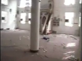 فري برس حمص القديمة مسجد الزعفران بحي الصفصافة 25 3 2012