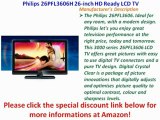 Philips 26PFL3606H/12 66 cm (26 Zoll) LCD-Fernseher (HD-Ready, 50 Hz, DVB-T/C, CI ) schwarz