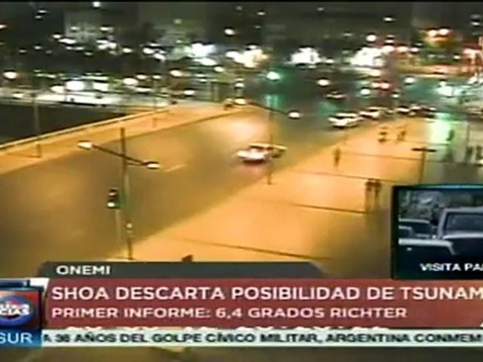 Sacude a Chile un sismo de magnitud 7,2