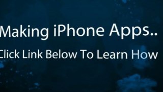 How To Make An iPhone App