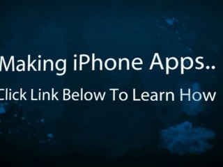 How To Make An iPhone App