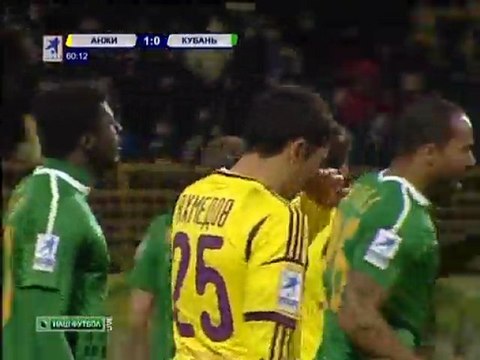 РФПЛ 2011/12. 36 тур. Анжи - Кубань 2-0 (1-0 Ахмедов)