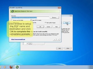 Convert Visio to PDF with doPDF
