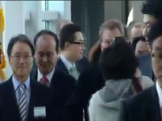 Greeting the President of Finland Sauli Niinistö