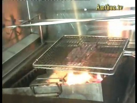 Bò Kobe nướng than hoa (Vào bếp cùng sao - Số 1) - amthuc.tv - tapchiamthuc.vn