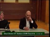 Maggie Gundersen speaks at UVM regarding similarities between VY and Fukushima Daiichi-2
