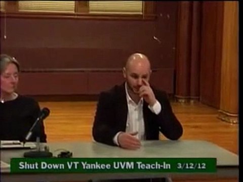 Maggie Gundersen speaks at UVM regarding similarities between VY and Fukushima Daiichi-2