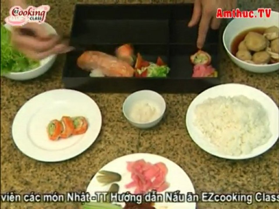 Sakura obento (Vào bếp cùng sao - số 13) - amthuc.tv - tapchiamthuc.vn