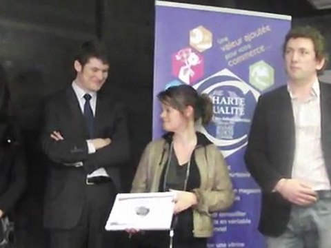 Huit commerçants beauvaisiens reçoivent la charte qualité