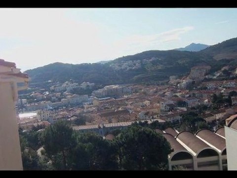 PORT VENDRES appartement 2 pieces F2 vue mer parking