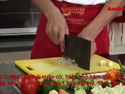 Đậu phụ rán trứng muối (Vào bếp cùng Sao - số 31) - tapchiamthuc.vn - amthuc.tv